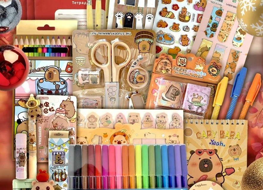 Канцелярия и новые наборы для творчества в Фикс прайс в октябре