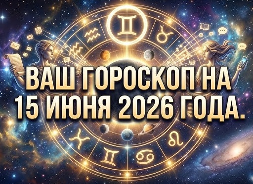 ГОРОСКОП НА 15 ИЮНЯ 2026