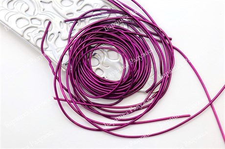 Канитель мягкая 1 мм, Фиолетовый №2015А - фото 20130