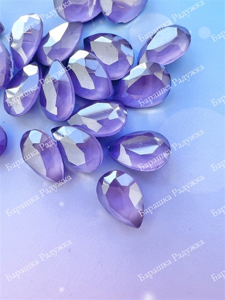 Drop 10*7 мм, Lacquer Tanzanite KRI-4120-041 - фото 20826