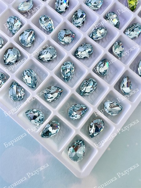 Drop 6*8 мм, Aquamarine KRI-4120-094 - фото 29386