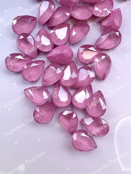 Drop 10*7 мм,  Lacquer Lotus pink KRI-4120-119 - фото 30810