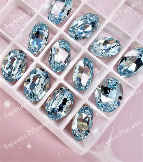 Oval 14*10 мм, Aquamarine KRI-3002-016 - фото 32069