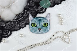 Кабошон мордочка Кошки KA-RAZ-037