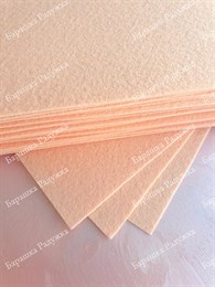 Корейский жесткий фетр 1 мм розовый персик №811