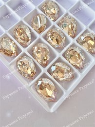 Drop 14*10 мм,Crystal golden light KRI-4120-073