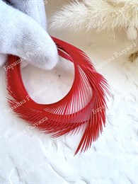 Гусиное перо, Красный (5 шт)