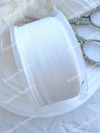Шнур для плетения браслетов 0,6 мм, Белый (5 м)