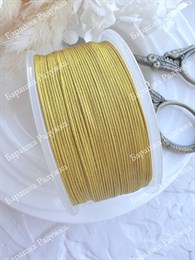 Шнур для плетения браслетов 0,6 мм, Охра (5 м)