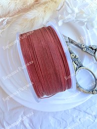 Шнур для плетения браслетов 0,6 мм, Терракотовый (5 м)