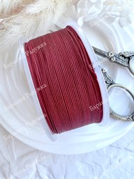 Шнур для плетения браслетов 0,6 мм, Бордовый (5 м)