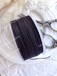 Шнур для плетения браслетов 0,6 мм, Горький шоколад (5 м)