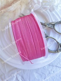 Шнур для плетения браслетов 0,6 мм, Розовый (5 м)