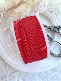 Шнур для плетения браслетов 0,6 мм, Красный (5 м)
