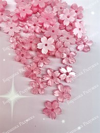 Акриловые цветы, Розовый  цвет, 10 шт