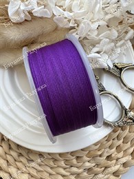 Шнур для плетения браслетов 0,6 мм, Темно-фиолетовый (5 м)