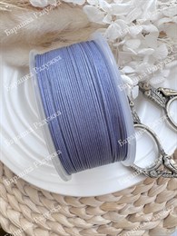 Шнур для плетения браслетов 0,6 мм, Серо-голубой (5 м)