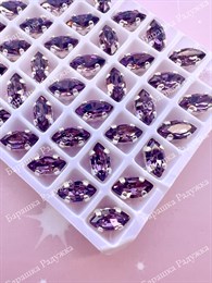 Navette 8*4 мм, Amethyst