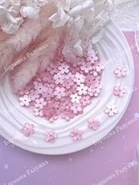 Акриловые цветы, Бледно-розовый цвет, 10 шт