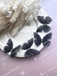 Пришивные крылья бабочки из органзы 4,5 см