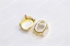 Оправа #4120 Oval для Swarovski 14*10 мм "Gold" FR-OPR-017 - фото 15294