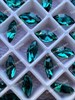 Navette 10*5 мм, Blue zircon KRI-4228-022 - фото 24843