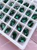 Drop 10*7 мм, Emerald - фото 25485