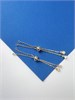 Концевик для браслета с подвижным замком, позолота 14k FR-673 - фото 42967
