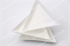 Пластиковый лоток для бисера треугольный (7*7 см) - фото 6854